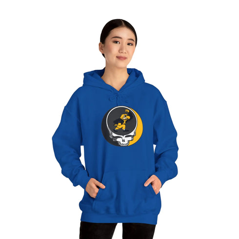 University of Iowa Grateful Dead Unisex Heavy Blend Hoodie - Hooded Sweatshirt StealieShop