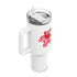 Grateful Dead - Pink Dancing Bear "Fat Man" Tumbler, Double Insulated 40oz Travel Mug - StealieShop