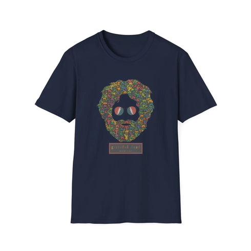 Grateful Dead - Jerry Garcia Dancing Bears Face - Vineyard Collection Grateful Dead TShirt - StealieShop