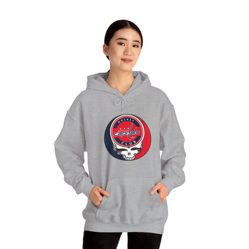 Washington Capitals Grateful Dead Unisex Heavy Blend Hoodie StealieShop