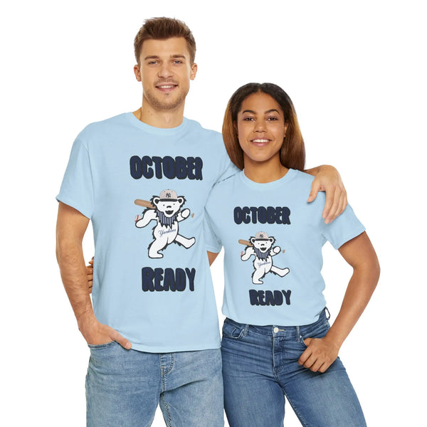 Yankees Playoffs - October Ready Grateful Dead Tshirt - MLB - StealieShop