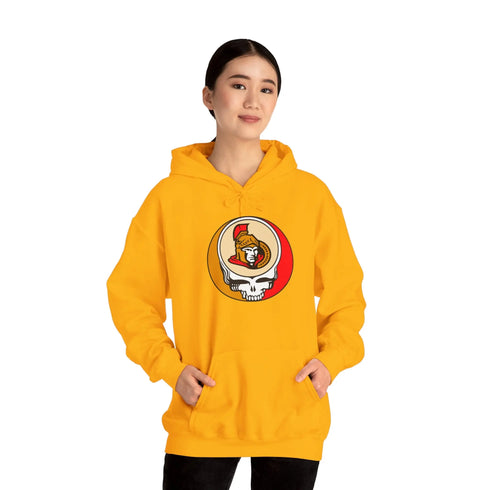 Ottowa Senators Grateful Dead Unisex Heavy Blend Hoodie StealieShop