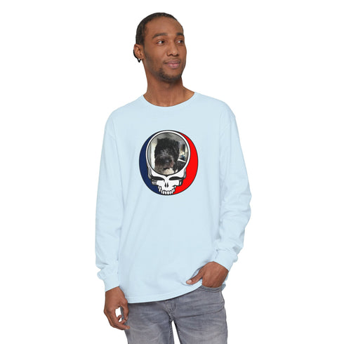 Custom Dog Garment-Dyed Long Sleeve T-Shirt (120)