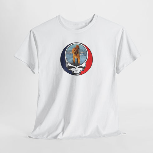 Custom Dog Stealie Unisex Grateful Dead T-Shirt (115)
