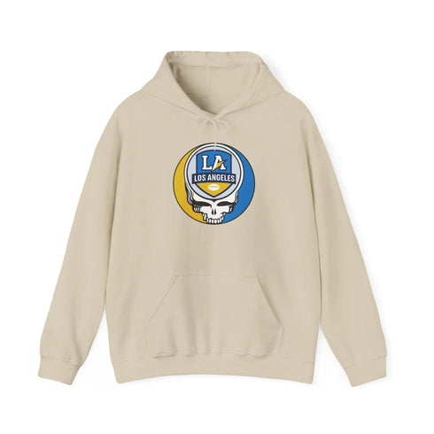Grateful Dead - Los Angeles Chargers Stealie Grateful Dead Hooded Sweatshirt - NFL - StealieShop