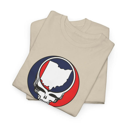 Ohio Map Stealie Grateful Dead T-Shirt