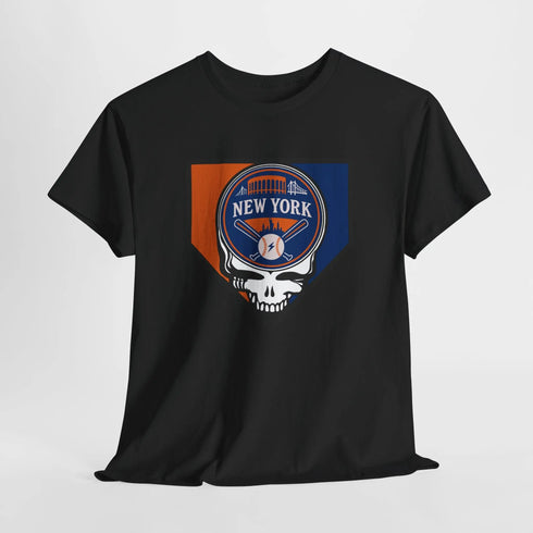 Grateful Dead - Home Run Collection: New York Edition Classic Stealie T-Shirt - MLB - StealieShop