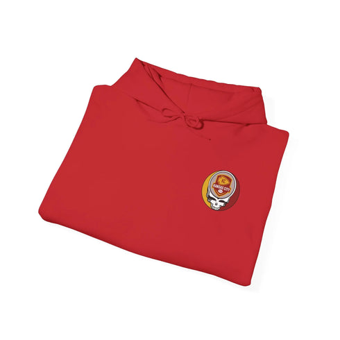 Grateful Dead - Kansas City Chiefs Dancing Bear Two-Sided Unisex Hoodie - Bucs - StealieShop