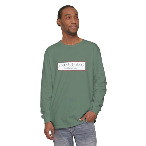 Grateful Dead - The Do-Dah Man Vineyard Collection Garment-Dyed Long Sleeve T-Shirt - StealieShop