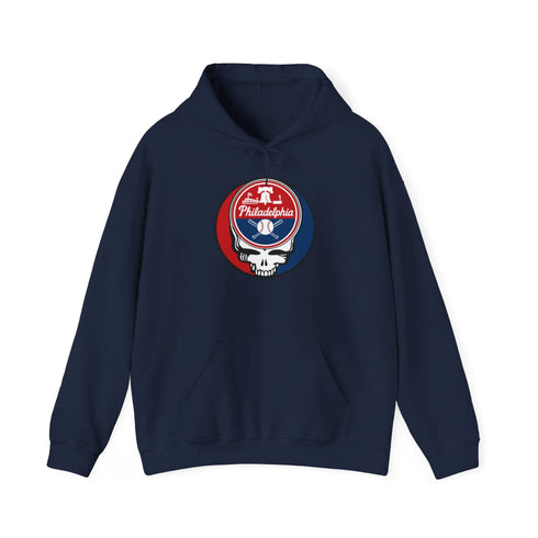 Grateful Dead - Philadephia Baseball Grateful Dead Unisex Heavy Blend Hoodie - MLB - StealieShop