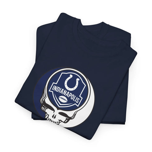 Grateful Dead - Indianapolis Colts Stealie Grateful Dead Steal Your Face T-Shirt - NFL - StealieShop