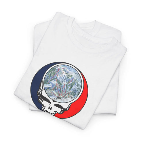 Deer Valley Trail Map Stealie Grateful Dead T-Shirt