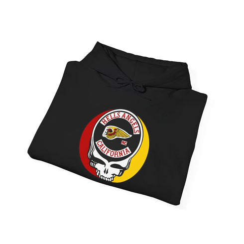Grateful Dead - Hells Angels Stealie Unisex Heavy Blend Hoodie - StealieShop