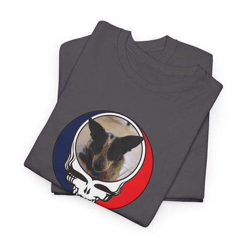 Custom Dog Stealie Unisex Grateful Dead T-Shirt (138)