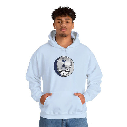 Tottenham Hotspur Grateful Dead Unisex Heavy Blend Hoodie - Hooded Sweatshirt - StealieShop