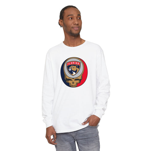 Florida Panthers Vineyard Collection Unisex Garment-Dyed Long Sleeve T-Shirt
