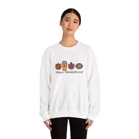 Life is dead. Happy Thanksgiving Unisex Crewneck Sweatshirt
