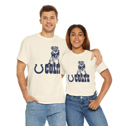 Indianapolis Colts Dancing Bear Grateful Dead T-Shirt - NFL - StealieShop