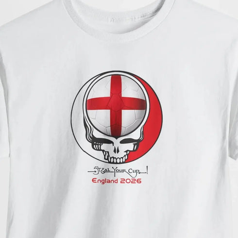 2026 England World Cup "Steal Your Cup" Grateful Dead T-Shirt