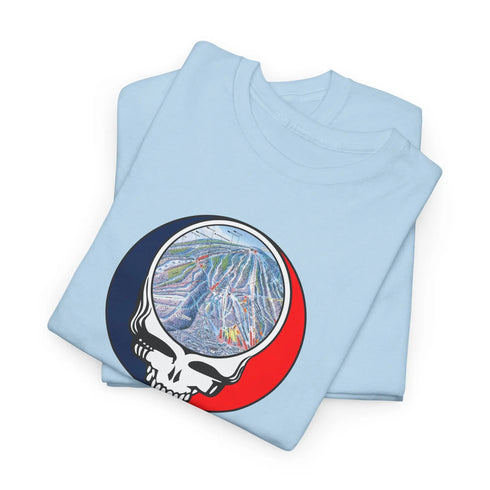 Stratton Trail Map Stealie Grateful Dead T-Shirt
