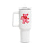 Grateful Dead - Pink Dancing Bear "Fat Man" Tumbler, Double Insulated 40oz Travel Mug - StealieShop