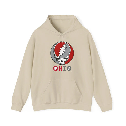 Grateful Dead - Ohio State Grateful Dead Unisex Heavy Blend Hoodie - Hooded Sweatshirt - OSU - StealieShop