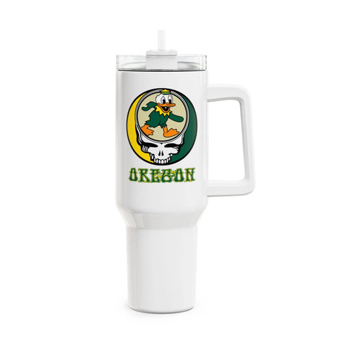 Grateful Dead - Oregon Stealie "Fat Man" Tumbler, Double Insulated 40oz Travel Mug - StealieShop
