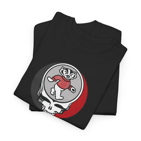Grateful Dead - Wisconsin Dancing Badger Stealie Grateful Dead T-Shirt - StealieShop