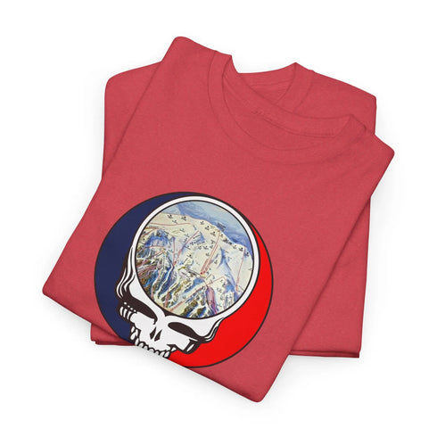Mammoth Mountain Trail Map Stealie Grateful Dead T-Shirt
