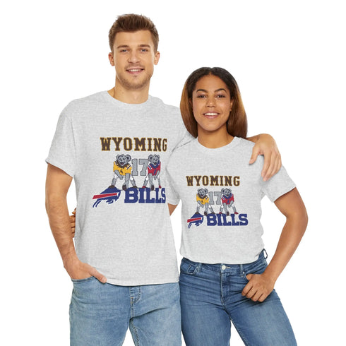 Buffalo Bills x Wyoming Cowboys Dancing Bear Grateful Dead T-Shirt Printify