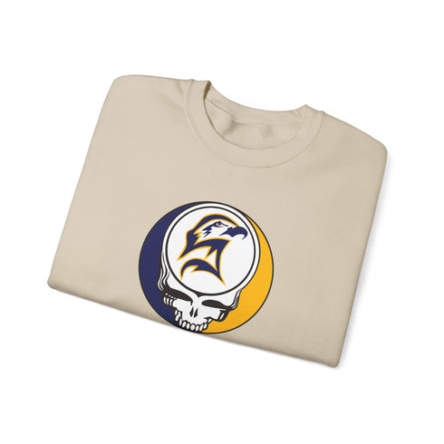 Custom Seahawk Stealie Crewneck Sweatshirt