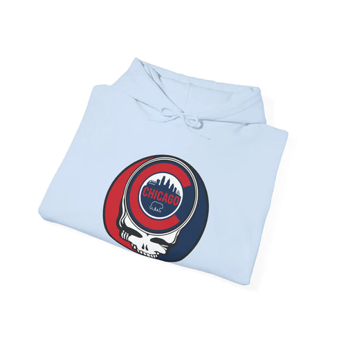 Grateful Dead - Chicago Cubs Grateful Dead Unisex Heavy Blend Hoodie - Hooded Sweatshirt - StealieShop