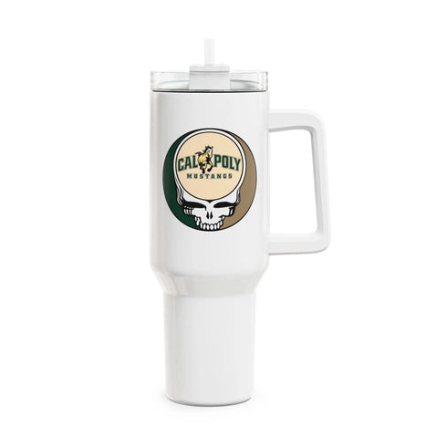 Grateful Dead - Cal Poly Stealie "Fat Man" Tumbler, Double Insulated 40oz Travel Mug - StealieShop