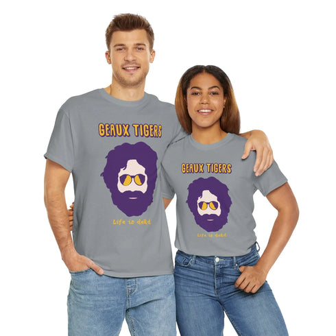Geaux Tigers / LSU Jerry Grateful Dead T-Shirt StealieShop