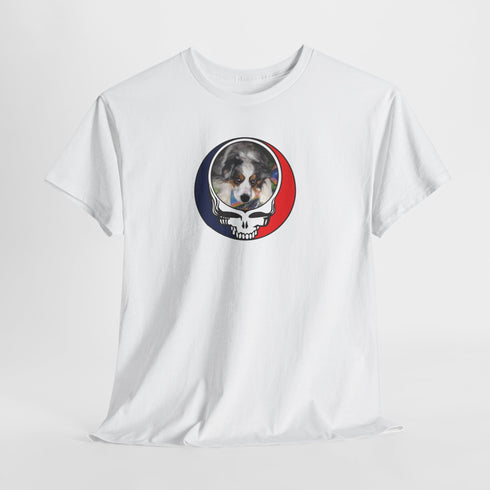 Custom Dog Stealie Unisex Grateful Dead T-Shirt (139)