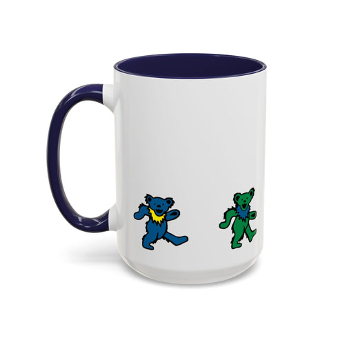 Grateful Dead - Dancing Bears Stealie Coffee Mug - StealieShop