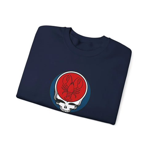 Grateful Dead - Steal Your Lobster Stealie Crewneck Sweatshirt - StealieShop