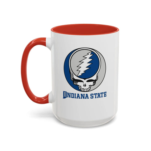 Indiana State University Grateful Dead Stealie Coffee Mug (11oz or 15oz) - StealieShop