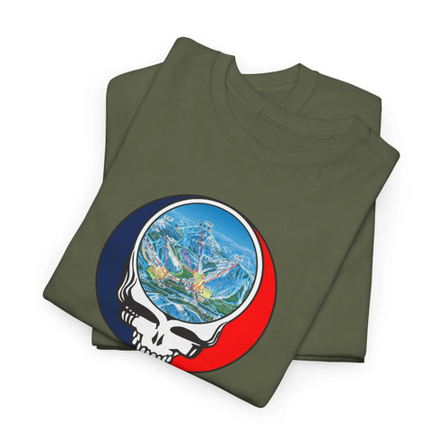 Sugarbush Trail Map Stealie Grateful Dead T-Shirt
