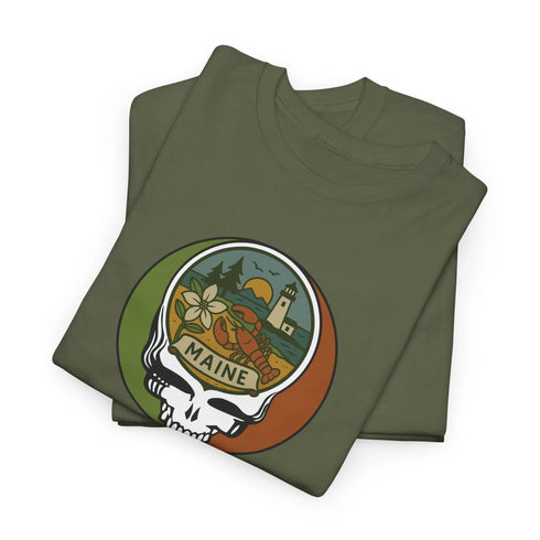 Grateful Dead - Maine Stealie Grateful Dead Grateful Dead T-Shirt - StealieShop