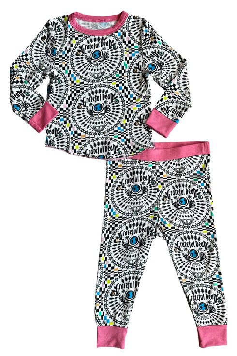 Grateful Dead - Grateful Dead Pink Thermal Set - StealieShop