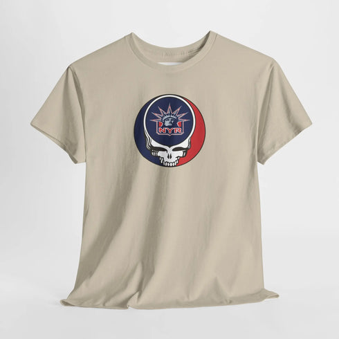 Grateful Dead - New York Rangers Grateful Dead Steal Your Face T-Shirt - NHL - StealieShop