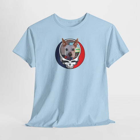 Custom Dog Stealie Unisex Grateful Dead T-Shirt (107)