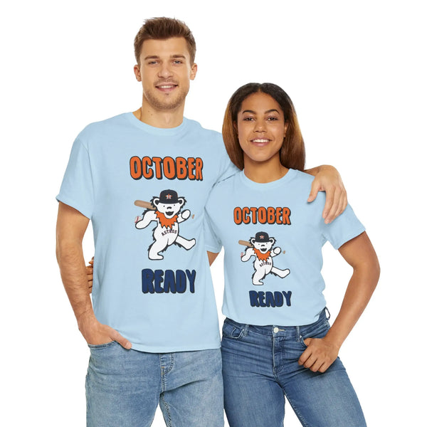 Houston Astros Playoffs - October Ready Grateful Dead Tshirt - MLB - StealieShop