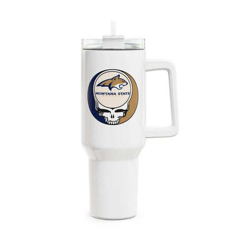 Grateful Dead - Montana State University Stealie "Fat Man" Tumbler, Double Insulated 40oz Travel Mug - StealieShop