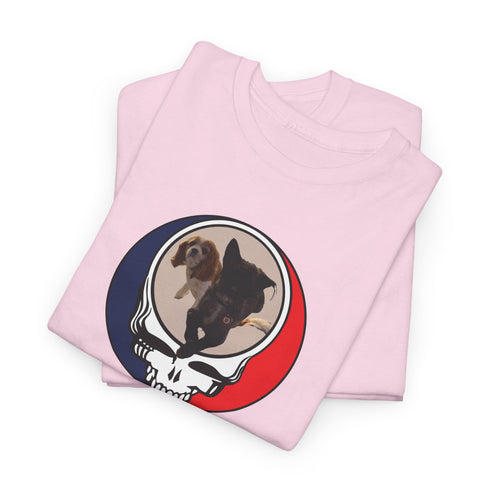 Custom Dog Stealie Unisex Grateful Dead T-Shirt (108)