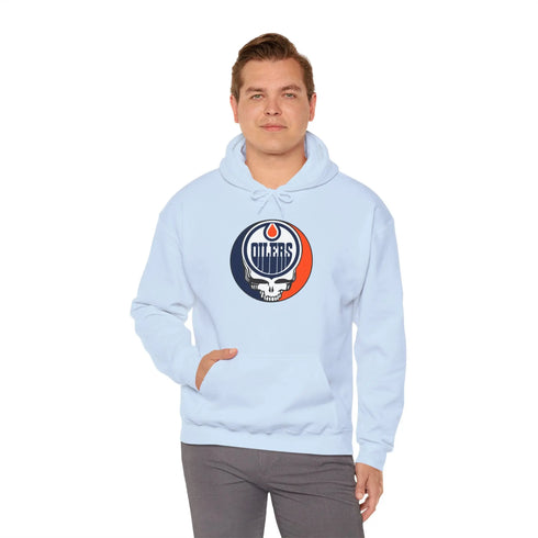 Edmonton Oilers Grateful Dead Unisex Heavy Blend Hoodie - StealieShop