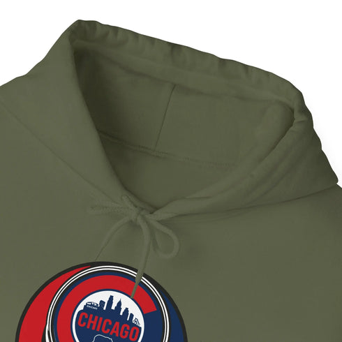 Grateful Dead - Chicago Cubs Grateful Dead Unisex Heavy Blend Hoodie - Hooded Sweatshirt - StealieShop