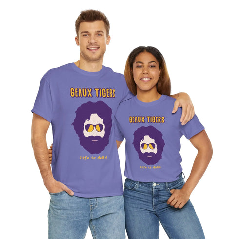 Geaux Tigers / LSU Jerry Grateful Dead T-Shirt StealieShop