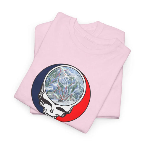 Deer Valley Trail Map Stealie Grateful Dead T-Shirt